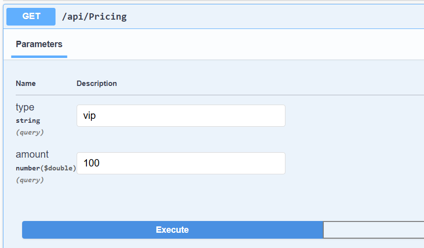 /api/Pricing endpoint