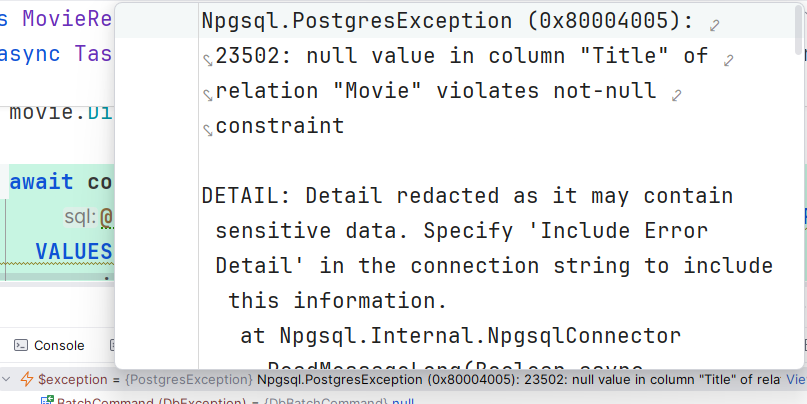 Exception