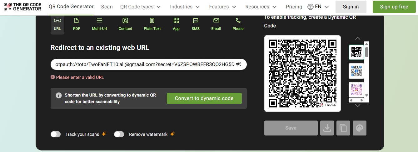 QR code