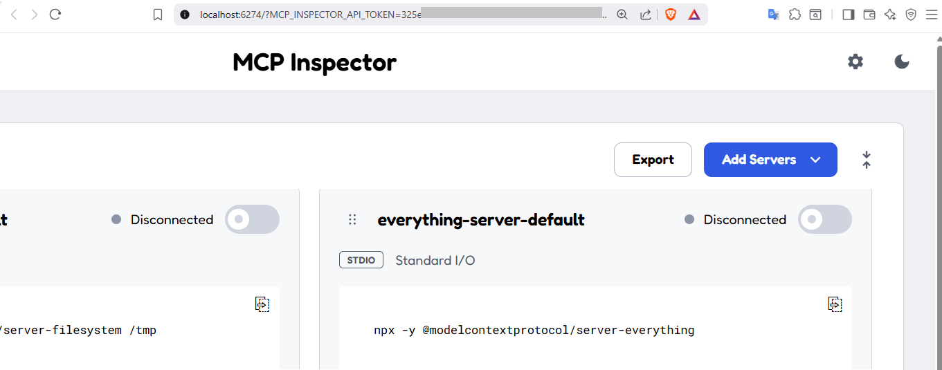 MCP inspector