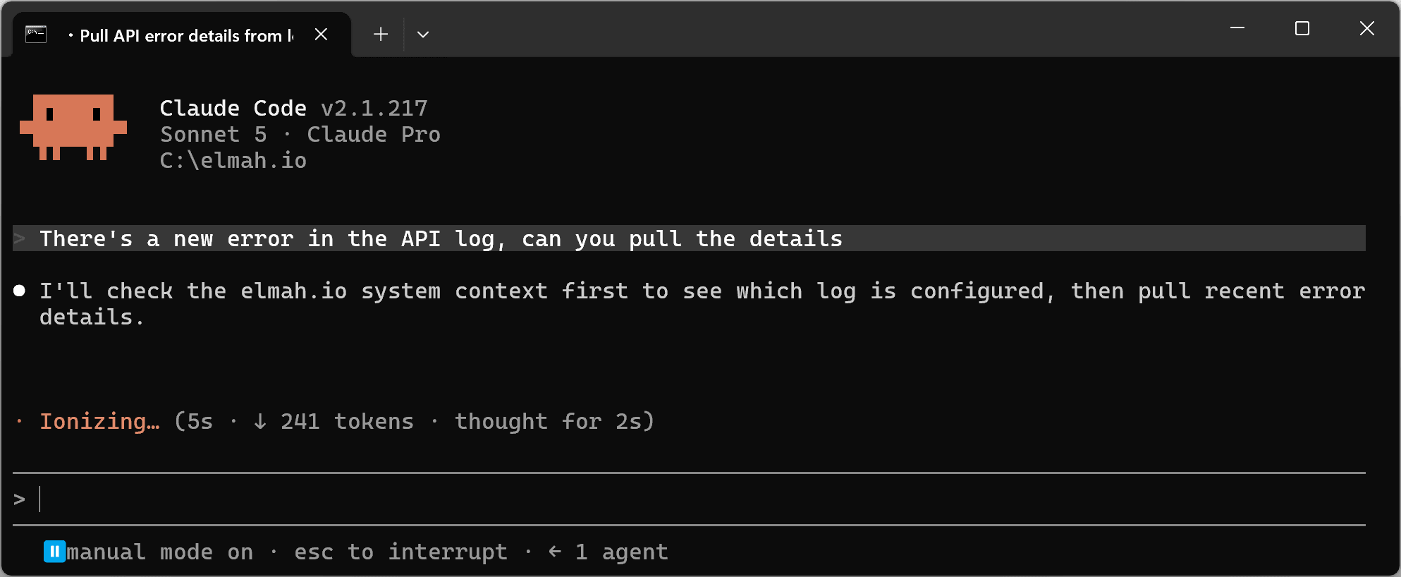 Pull error details