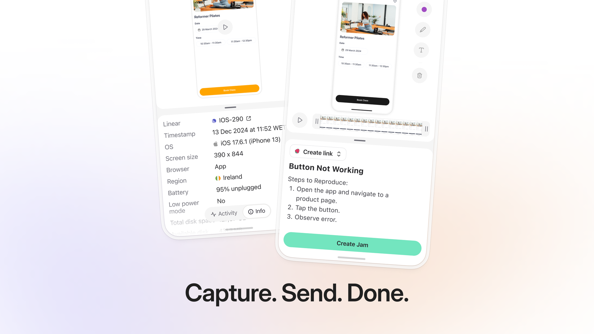 Launching today! Report bugs from mobile, fast