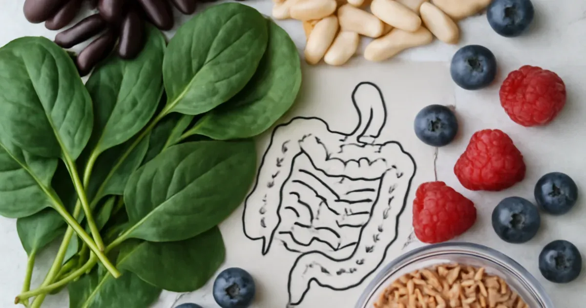 High-fibre plant foods that support the gut microbiome and estrogen metabolism for hormonal balance