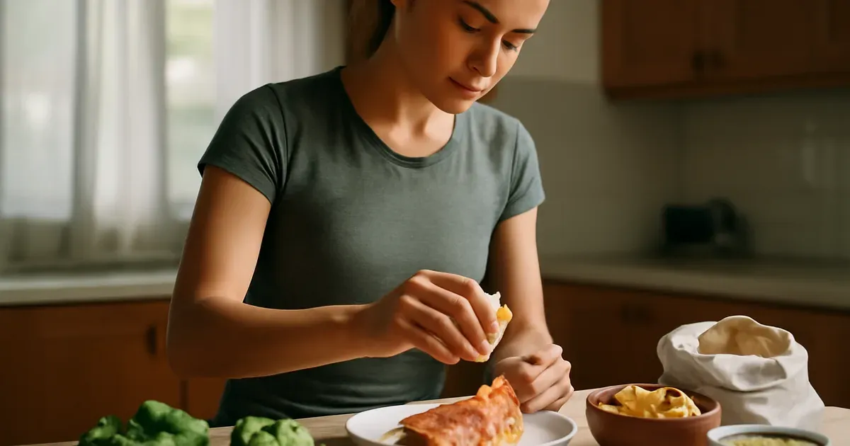 Athlete meal prepping with fiber and protein foods to support gut health and microbiome on a high-protein diet