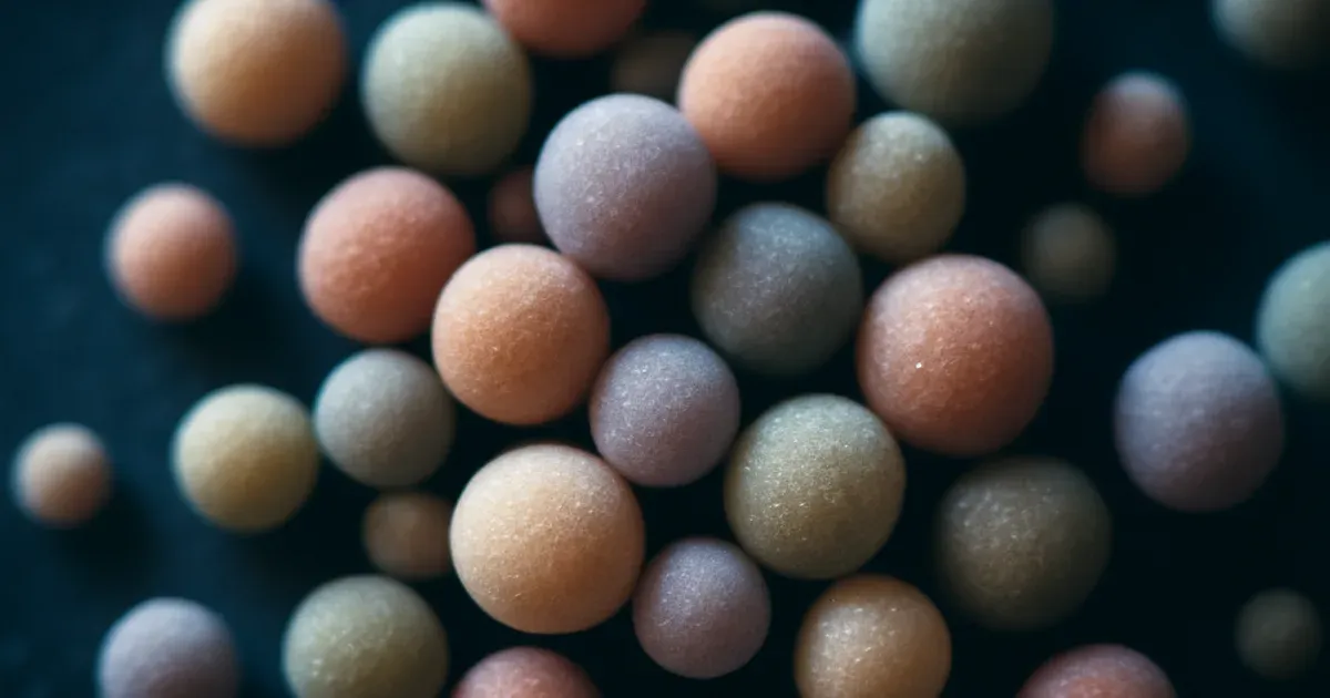 Colourful diverse gut bacteria representing the gut microbiome and its role in immune regulation