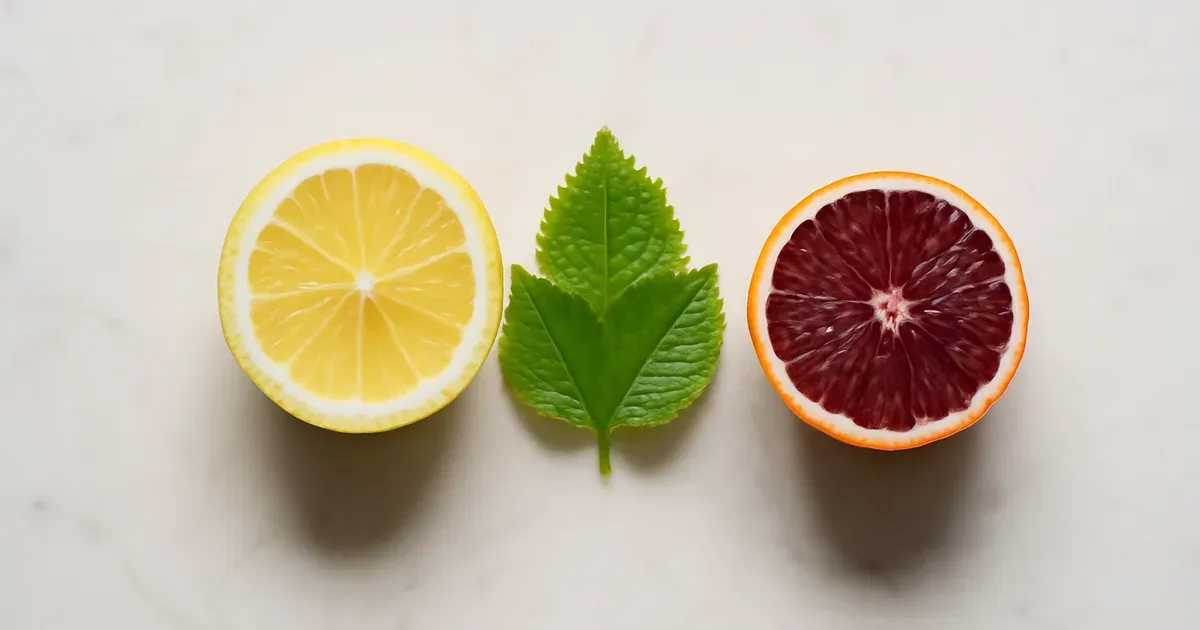 Lemon, white mulberry leaf, and blood orange — key plant extracts used to boost GLP-1 naturally