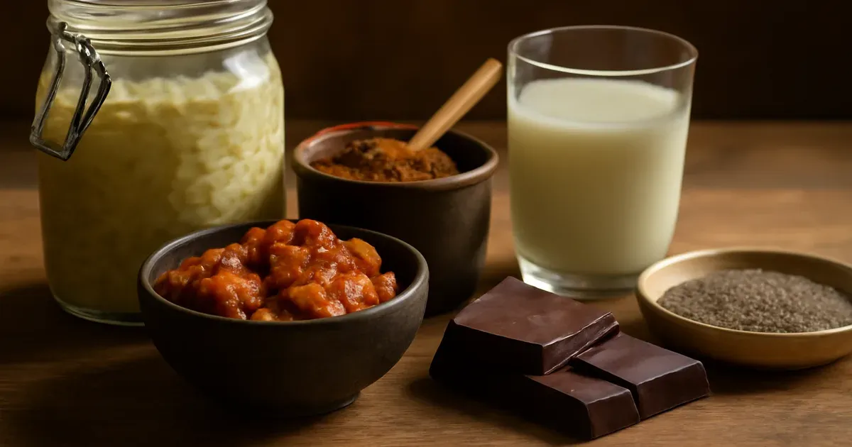 Fermented foods including kimchi, kefir, sauerkraut and miso to support gut microbiome and boost GLP-1 naturally