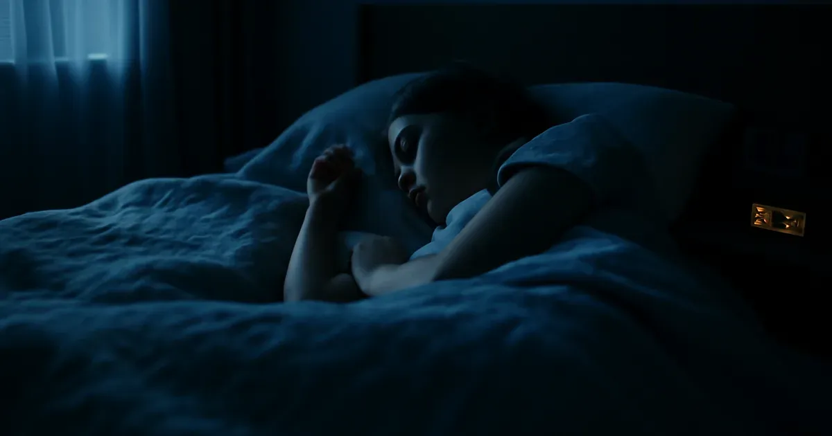 Person sleeping soundly to support GLP-1 hormone production and gut microbiome circadian rhythm
