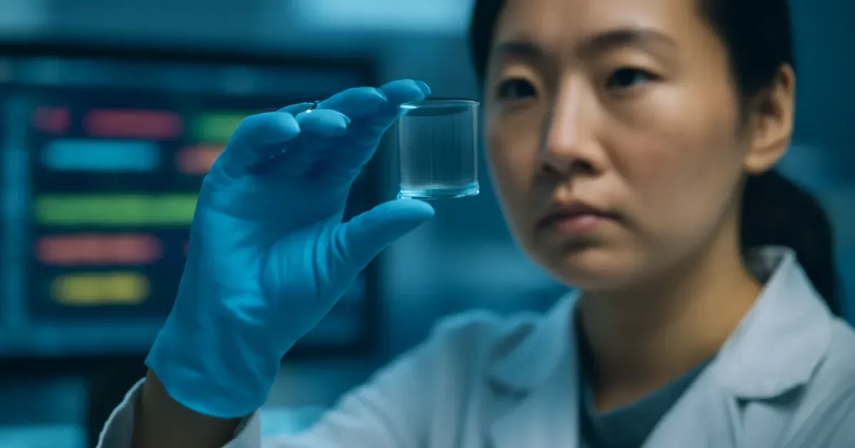 Scientist performing next-generation sequencing to study the oral microbiome in a laboratory setting