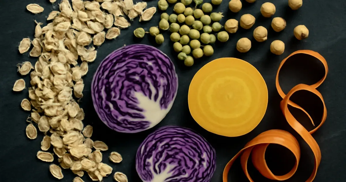 Illustration of gut lining health supported by protein and fiber gut health foods