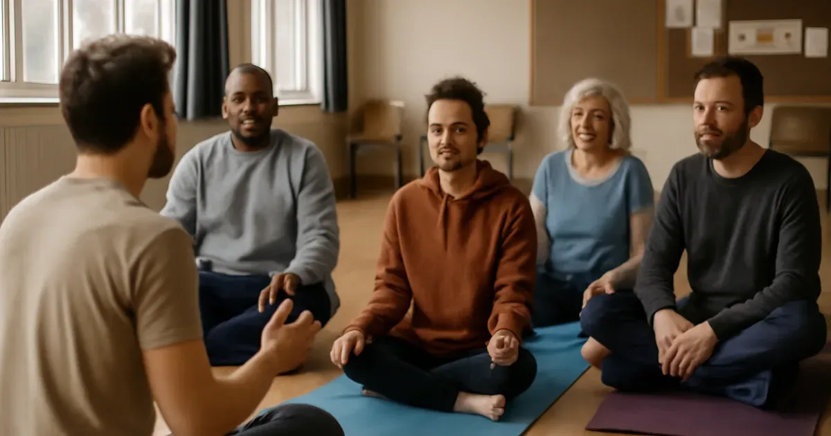 UK adults in a community mindfulness session linking meditation to gut health and the gut-brain connection