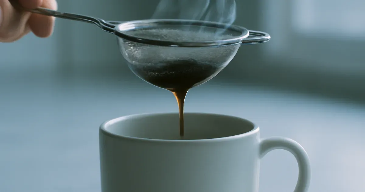 Straining mushroom tea to reduce chitin content and improve psilocybin gut health outcomes