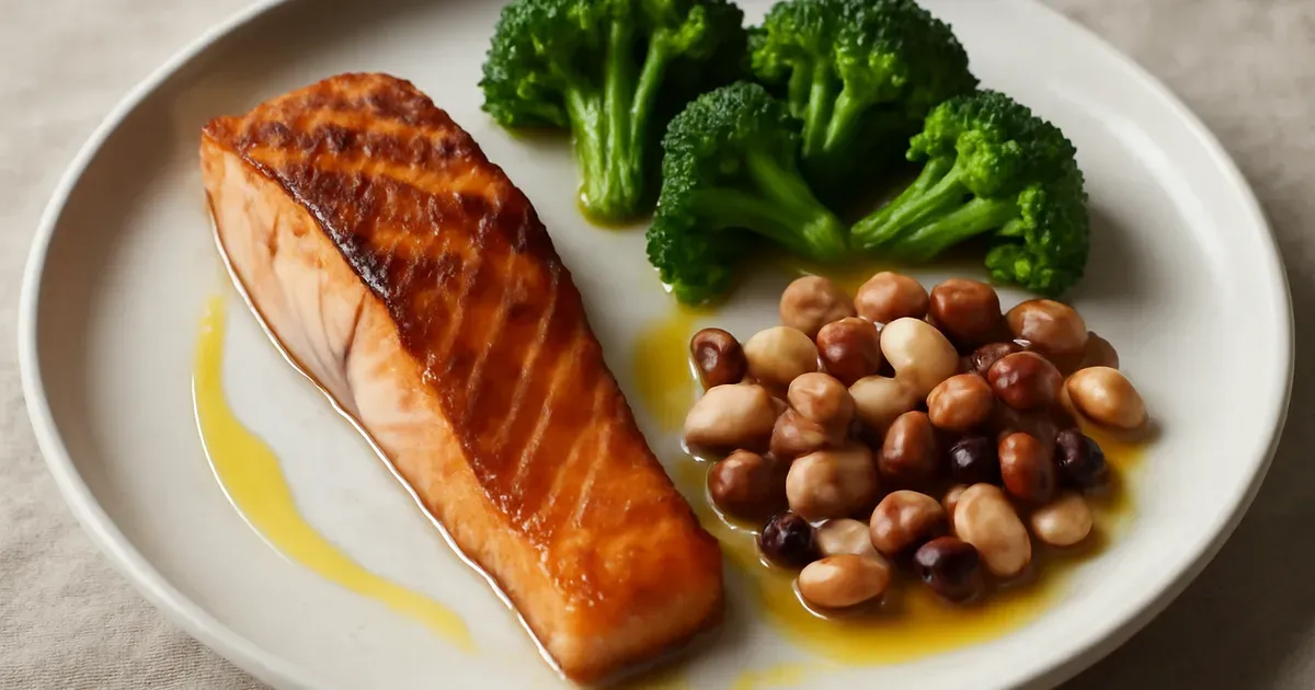 Balanced protein and fibre meal to support gut health and natural GLP-1 production in the UK
