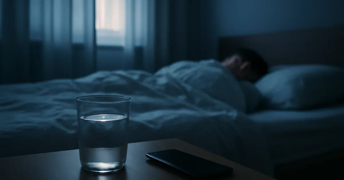 Quality sleep in a UK bedroom supporting cortisol regulation gut microbiome health and GLP-1 satiety hormone signalling