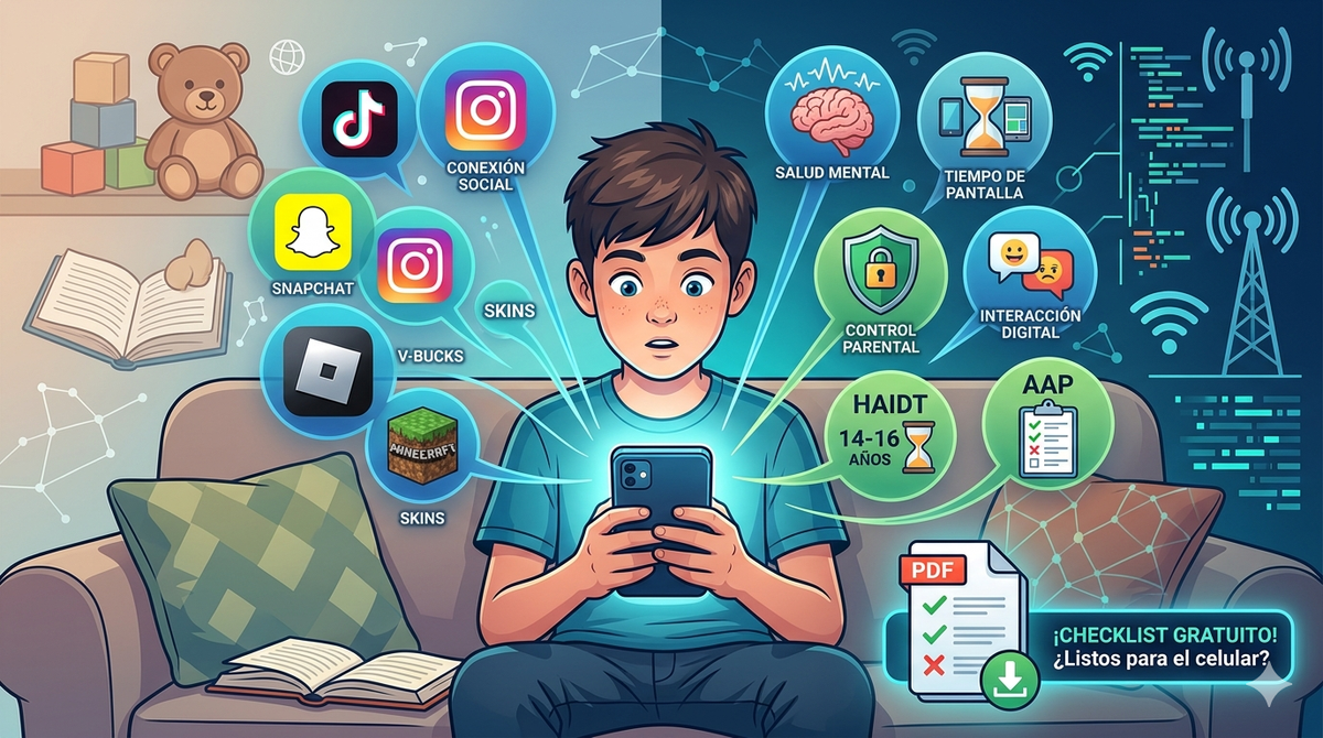 ¿A qué edad es "seguro" darles su primer celular?