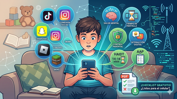 ¿A qué edad es "seguro" darles su primer celular?