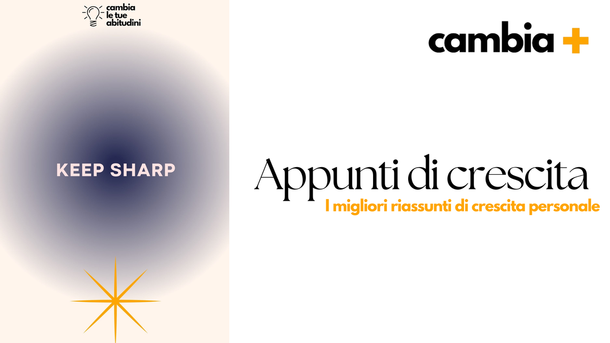 Keep Sharp Sanjay Gupta - Riassunto del Libro
