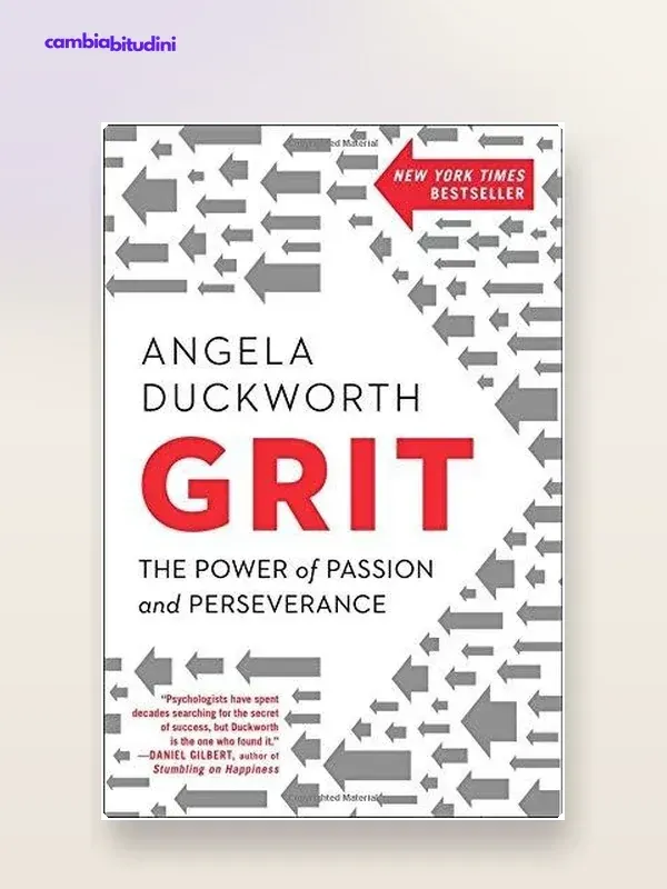 Copertina Grinta: riassunto di Angela Duckworth — riassunto Appunti di Crescita