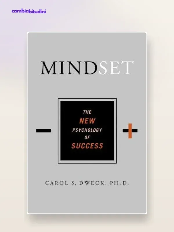 Copertina Mindset: riassunto di Carol Dweck — riassunto Appunti di Crescita