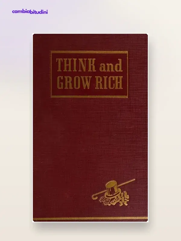 Copertina Pensa e arricchisci te stesso: riassunto di Napoleon Hill — riassunto Appunti di Crescita