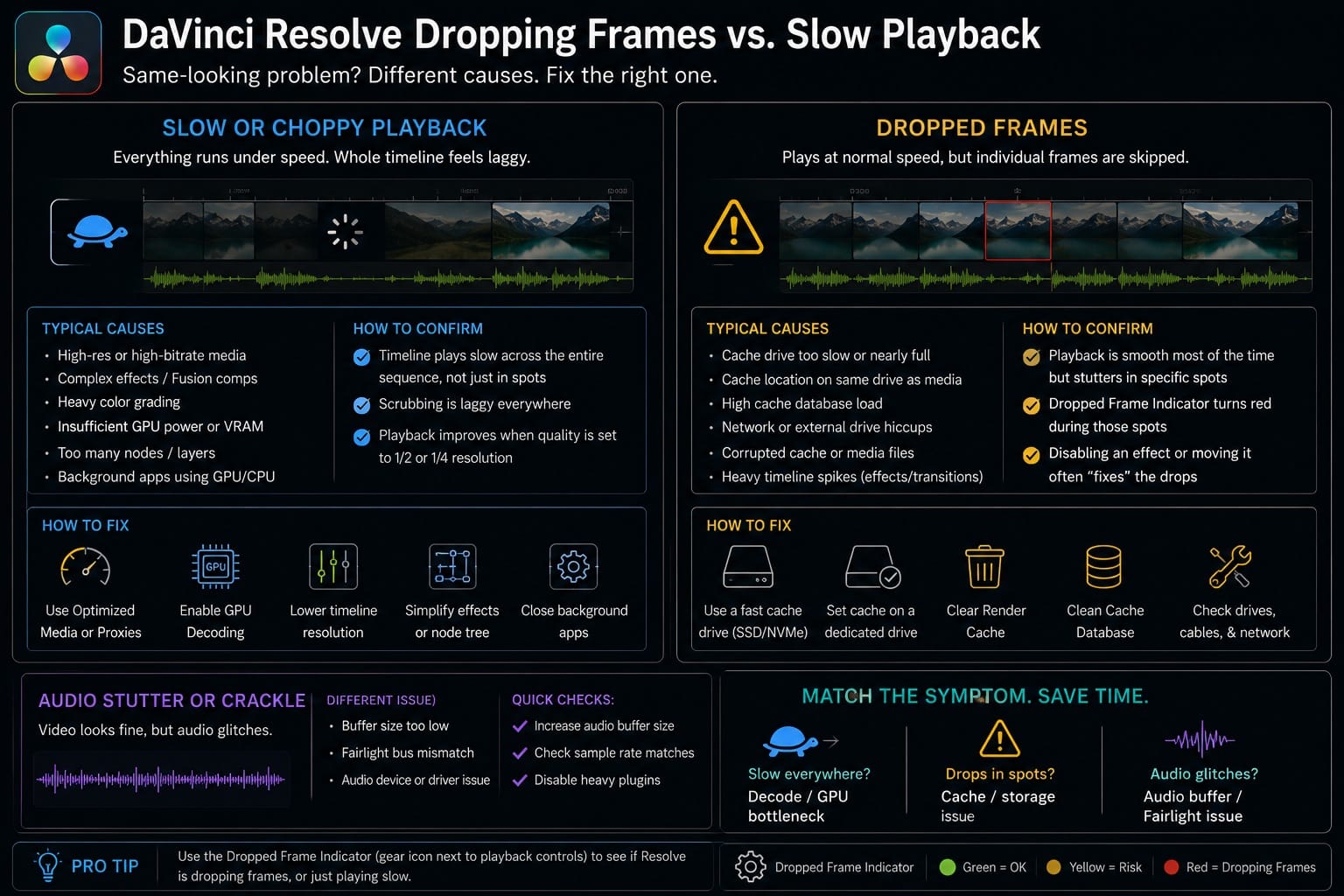 DaVinci Resolve Dropping Frames vs Slow Playback What s the Difference