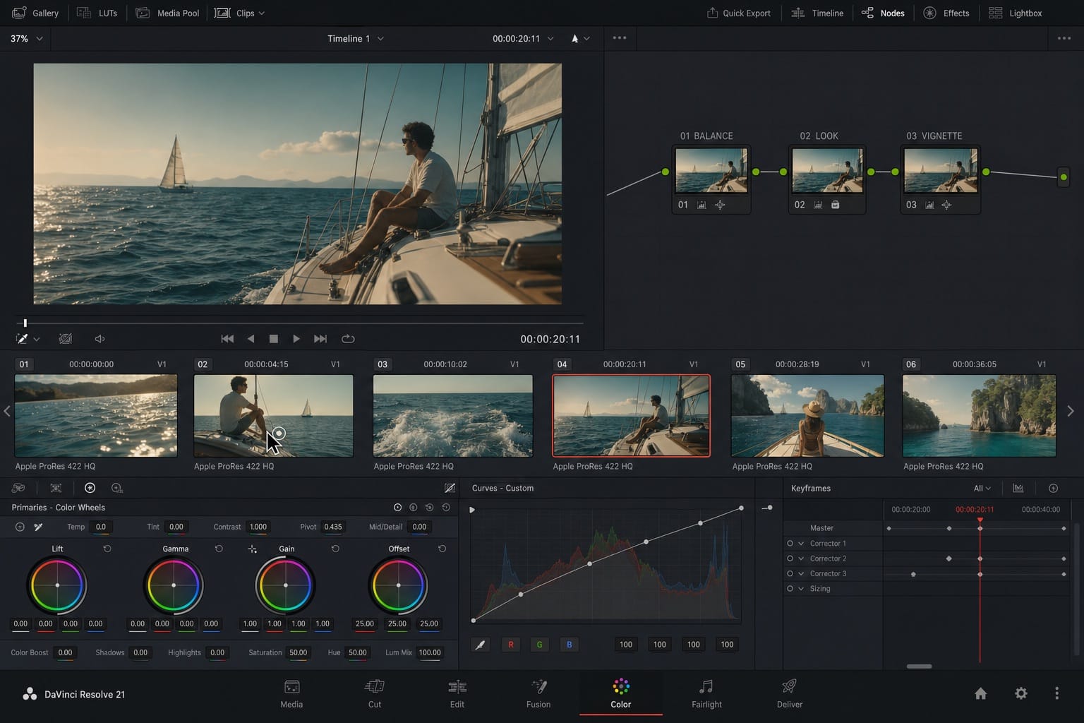davinci resolve middle click copy grade editorial