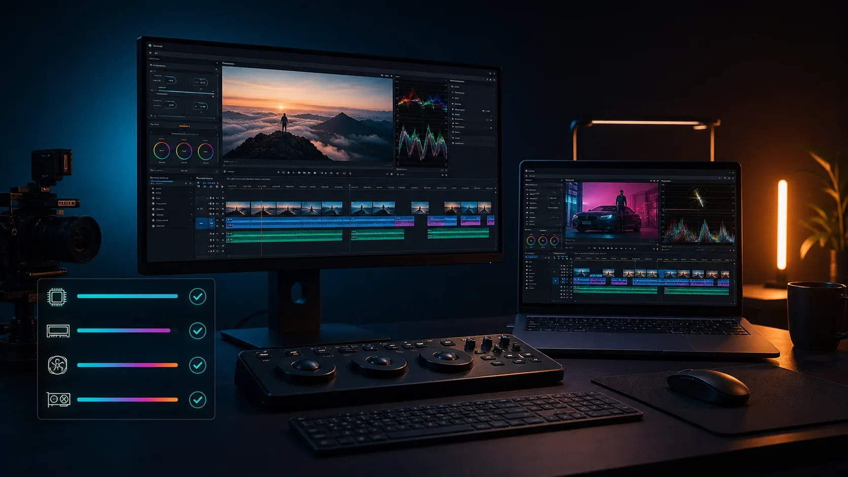 Desktop and laptop hardware compatibility check for DaVinci Resolve 21