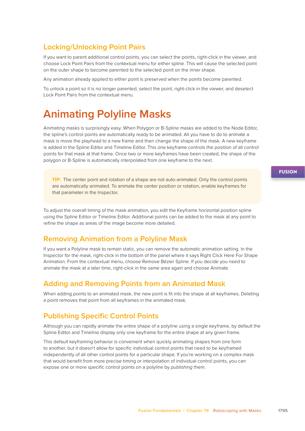 Resolve 21 Polygon and B-Spline mask animation guidance with automatic shape interpolation between keyframes