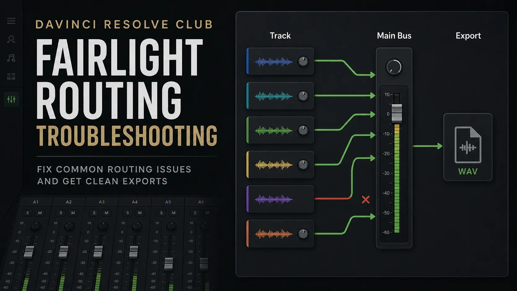 Editorial checklist for diagnosing silent or incomplete Resolve audio exports