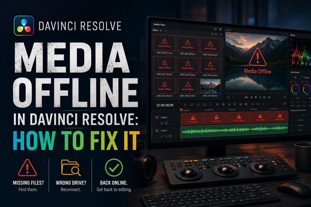 Media Offline in DaVinci Resolve: How to Fix It