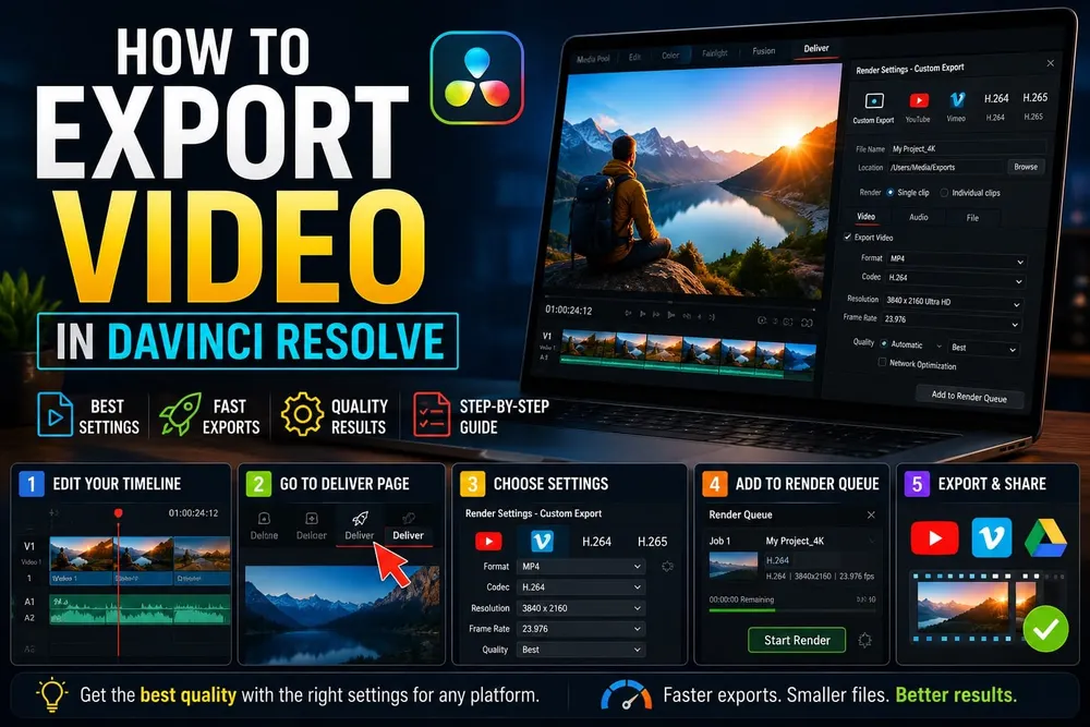 How to Export Video in DaVinci Resolve