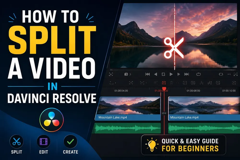 How to Split a Video in DaVinci Resolve