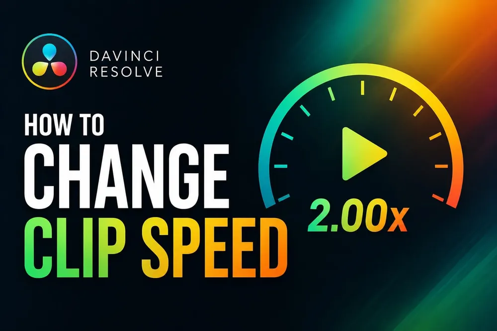 How to Change Clip Speed in DaVinci Resolve