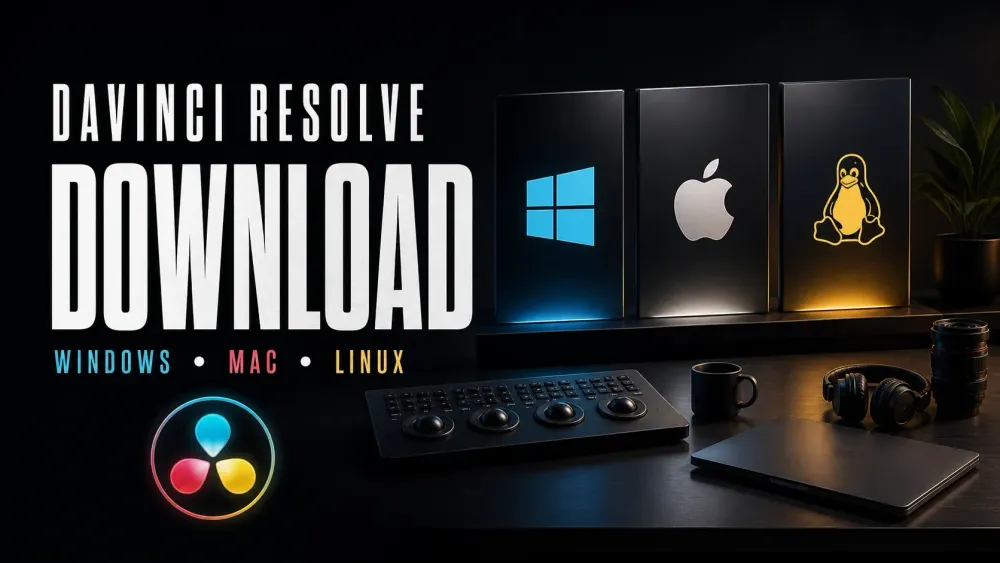 DaVinci Resolve official download guide for Windows, Mac and Linux