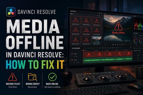 Media Offline in DaVinci Resolve: How to Fix It