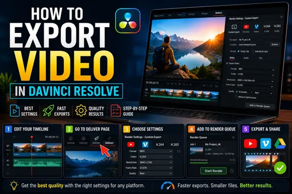 How to Export Video in DaVinci Resolve