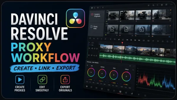 DaVinci Resolve Proxy Workflow