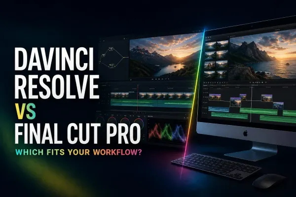 DaVinci Resolve versus Final Cut Pro editing workflow comparison