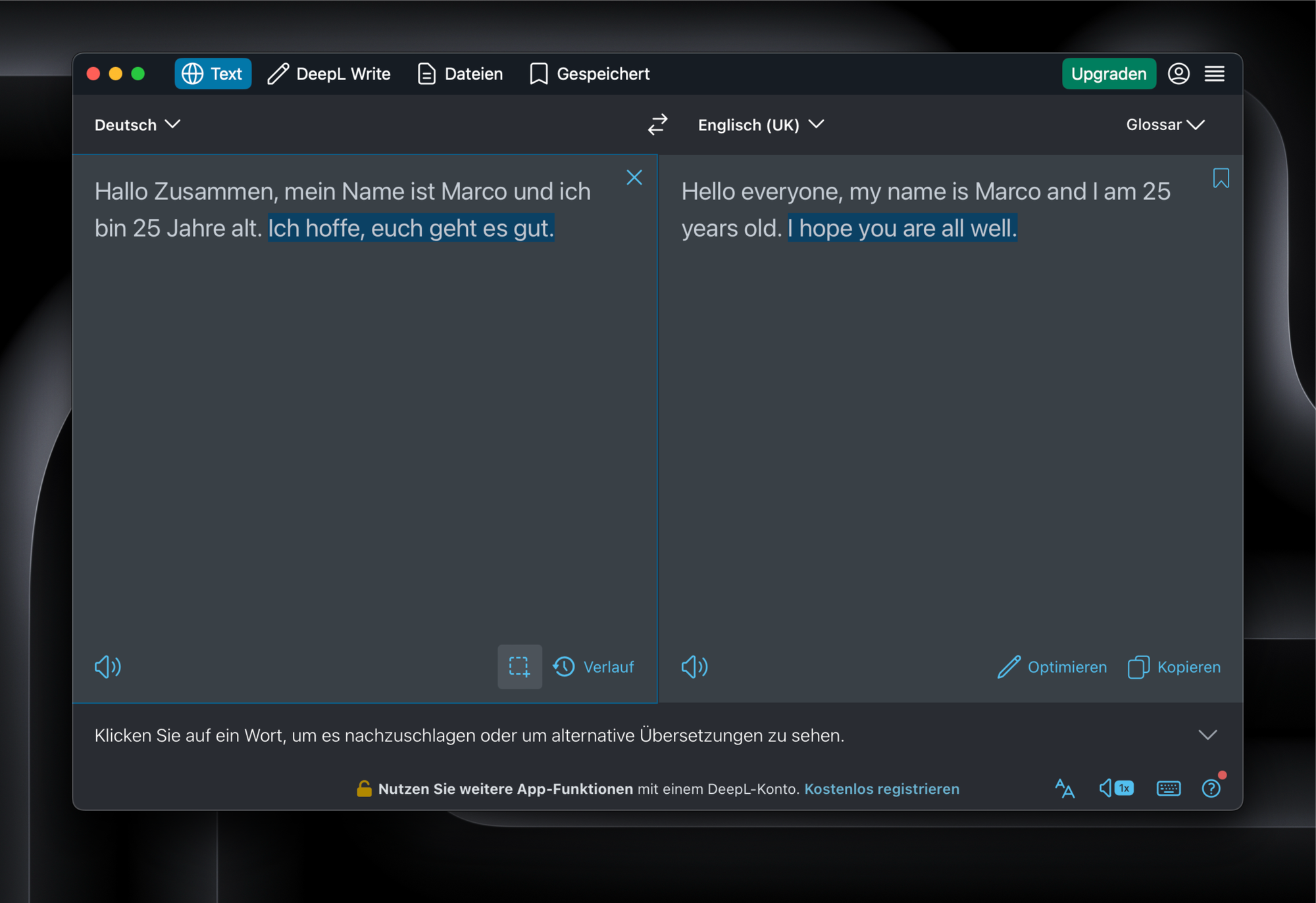 Screenshot from Author