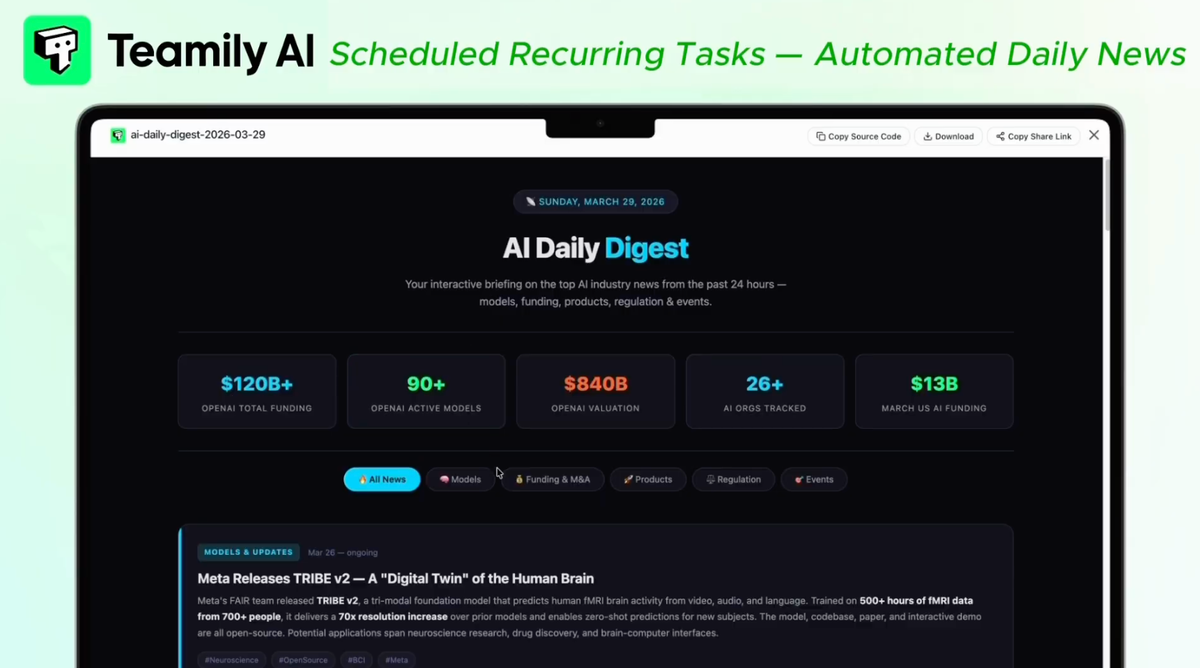 AI-Scheduled Recurring Tasks: Automated Daily Brief