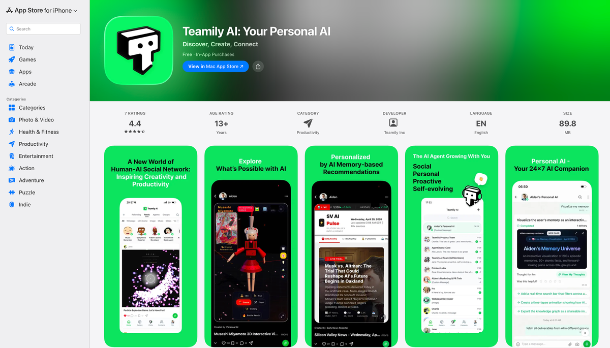 Always In Sync. Teamily AI is Now On All Platforms — Web, iOS, Android, MacOS & Windows. Your Personal AI Agent OS Follows You Across Every Device You Use