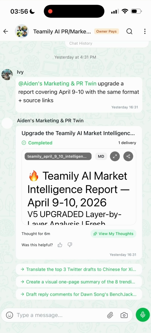 Personal AI: Create Your AI Twin to Represent You in Any Group