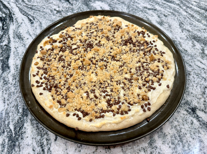 Chocolate Chip Dessert Pizza