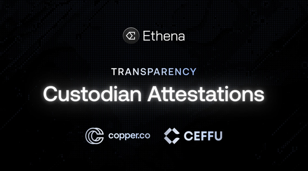 Custodian Attestations of Assets Backing USDe: October