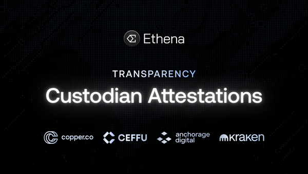 Custodian Attestations of Assets Backing USDe: January