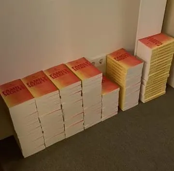 Family Secrets waiting to be sold and shipped