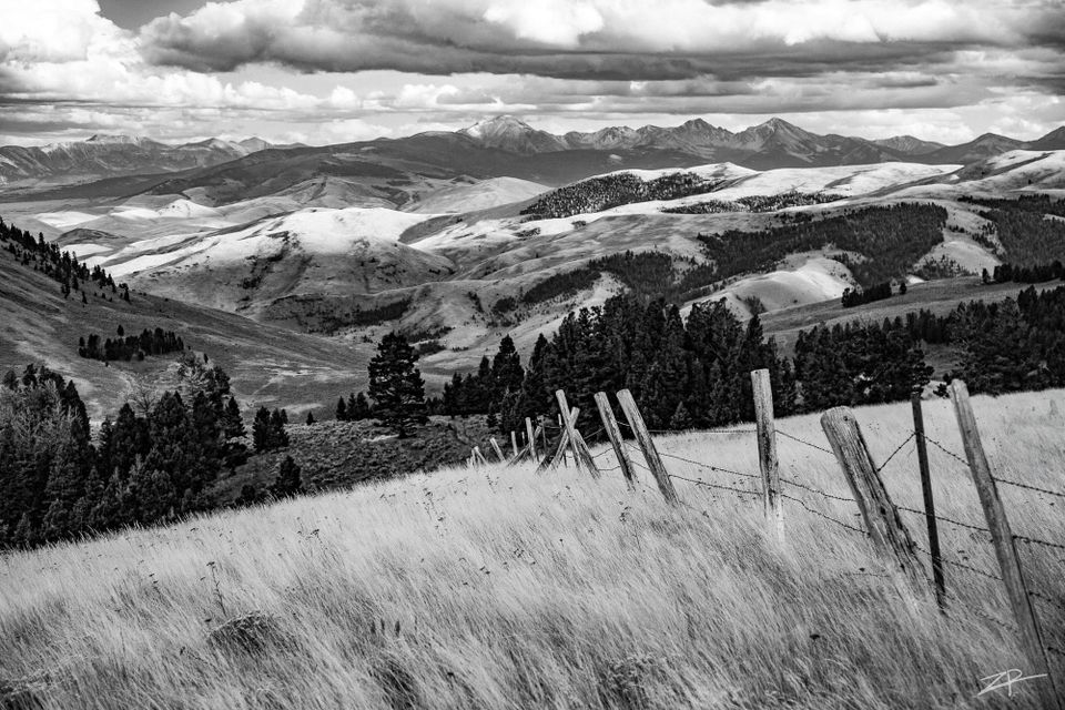 A landscape photo of the Lemhi Mountains near Salmon, Idaho