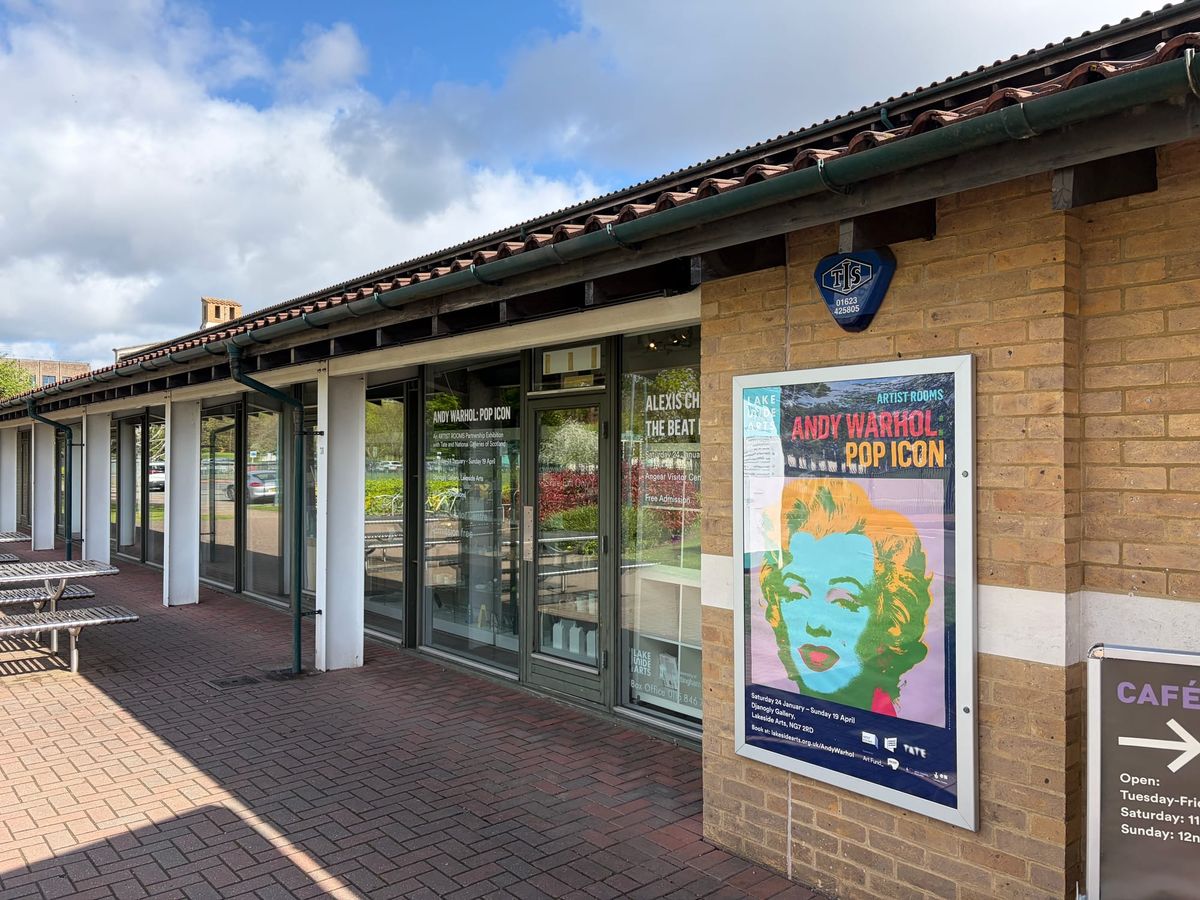 Andy Warhol exhibition at Djanogly Gallery ends today