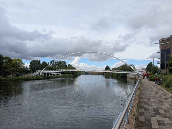 Trent Basin footbridge opens today