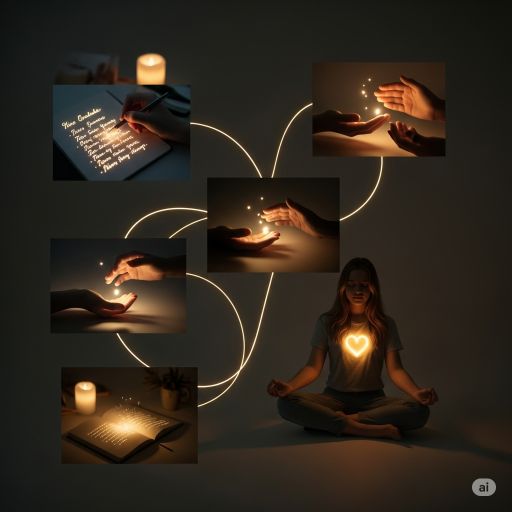 Grounded Self, Inner Peace, Well-being, Emotional Balance, Stress Reduction